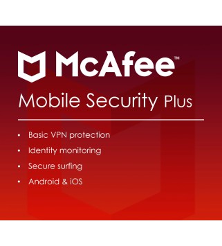 McAfee Mobile Security Plus VPN 1 Jahr / Unlimited Devices Key GLOBAL